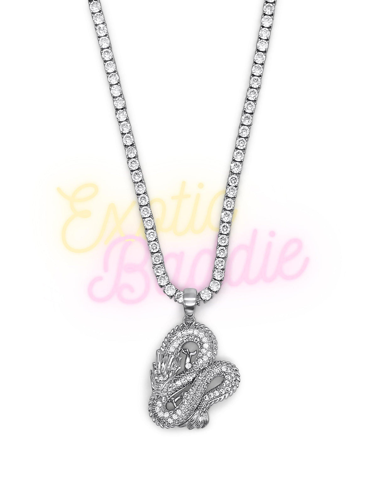 Dragon Pendant – Premium Edition (925 Sterling Silver Vermeil + Exotic CZ™)