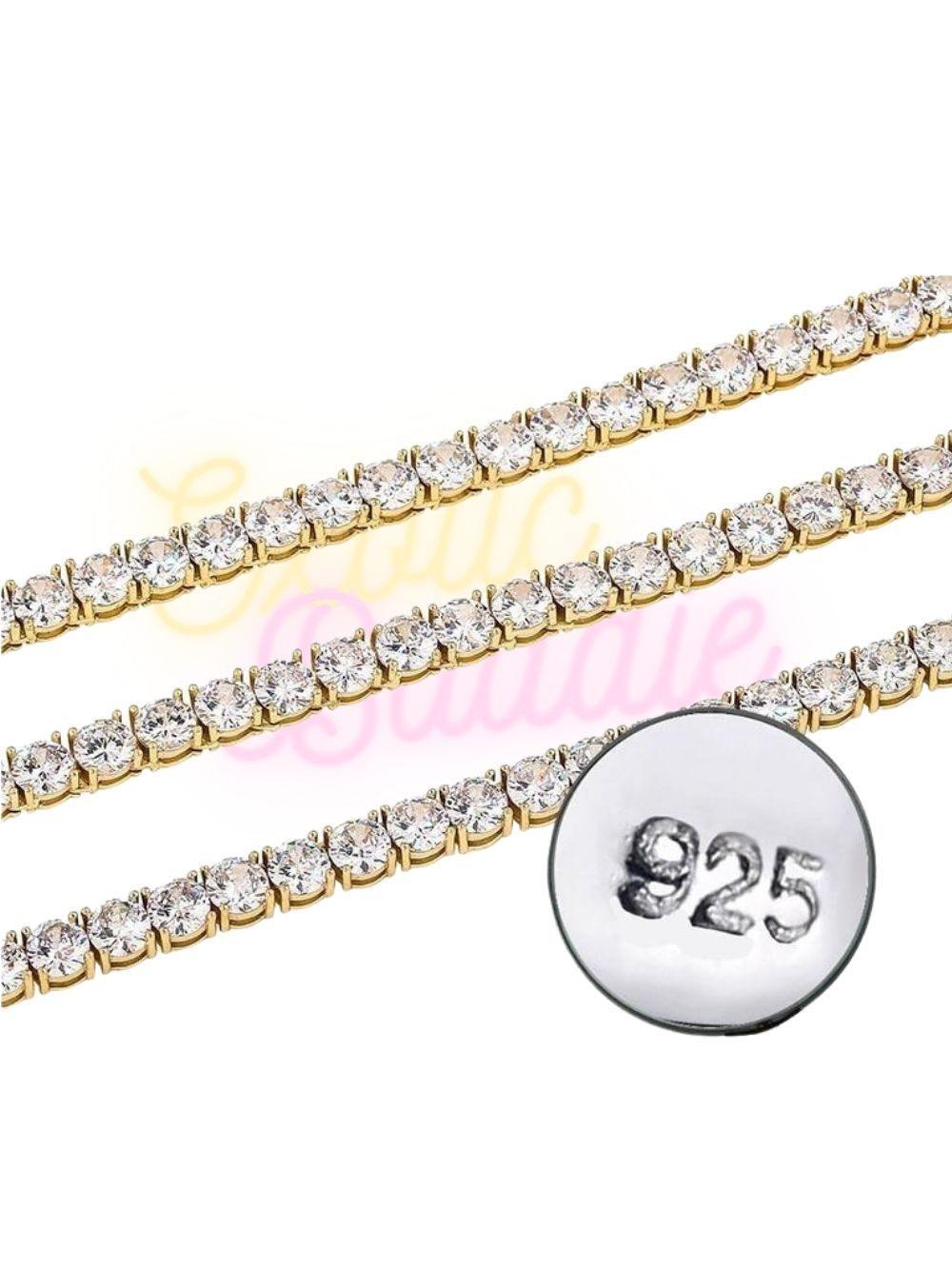 EXOTIC TENNIS 5MM - VERMAIL GOLD - EXOTICBADDIE