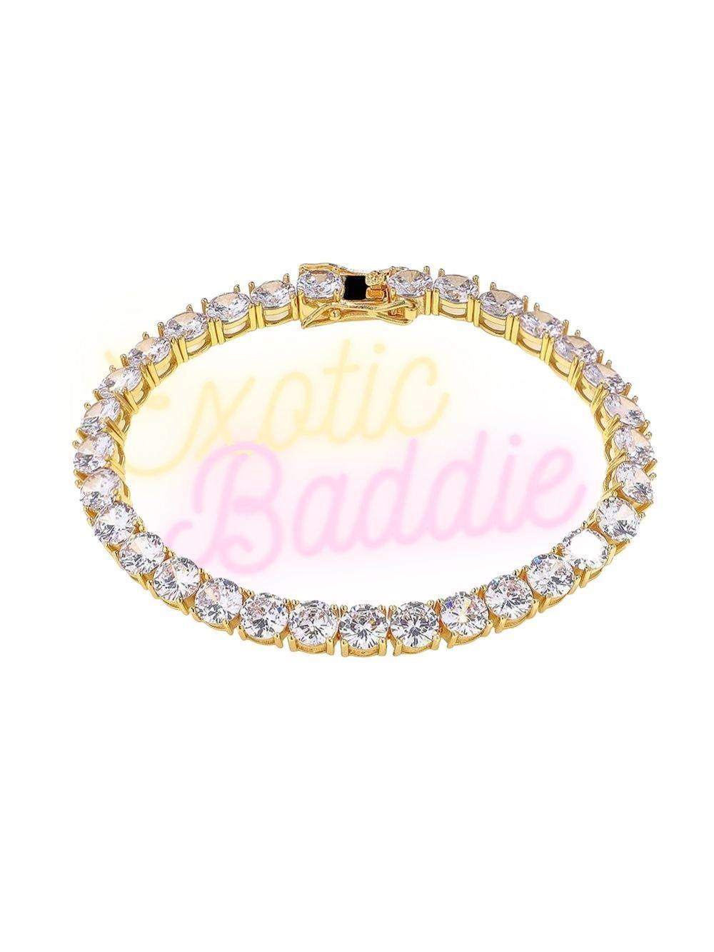 EXOTIC TENNIS 5MM - VERMAIL GOLD - EXOTICBADDIE